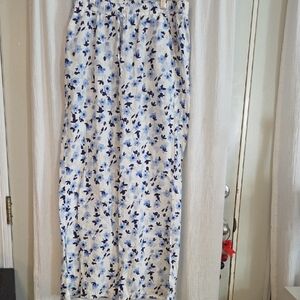 Saks Fifth Avenue Blue Floral Pant